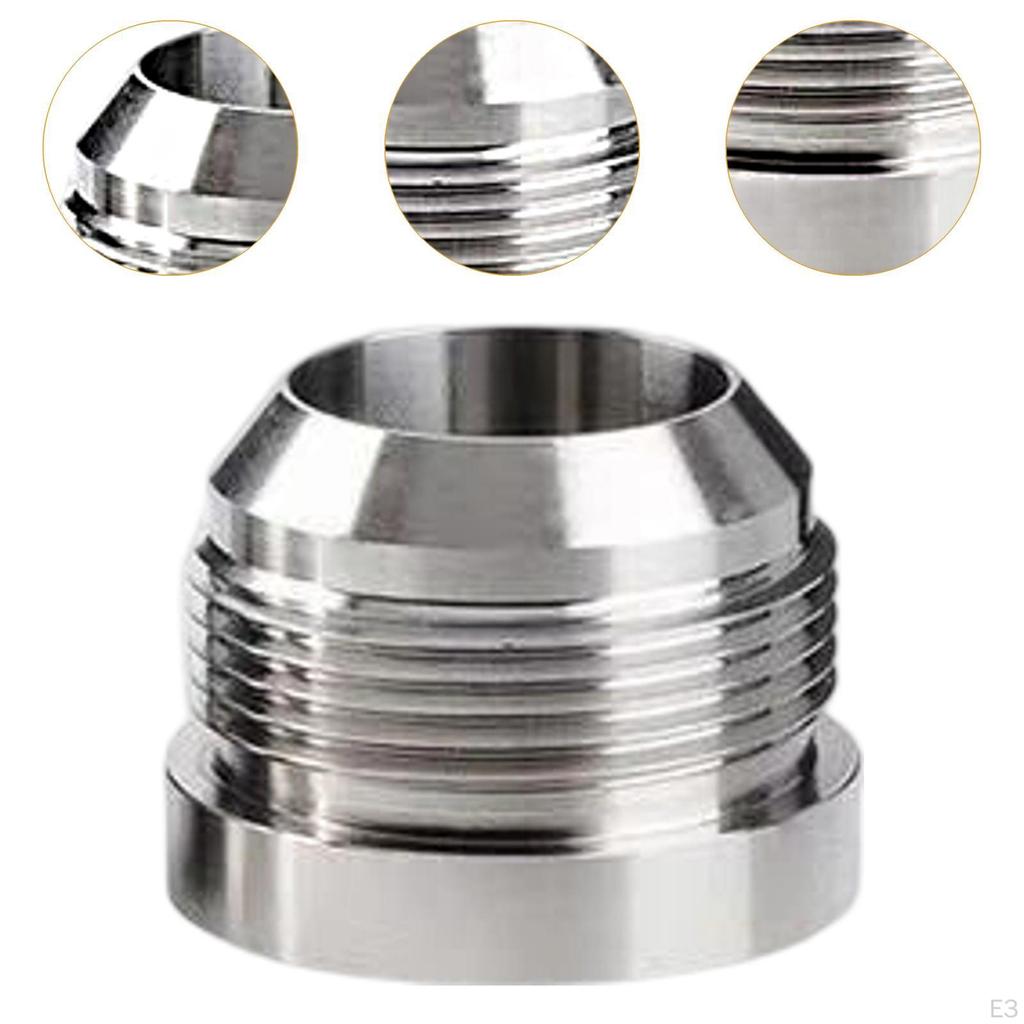 Aluminium Verschraubanschluss zum Anschweißen, Schweißbarer Adapteranschluss für Ölwannenventil