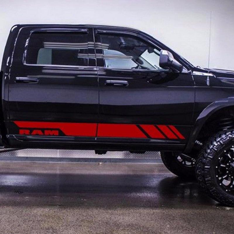 Horký prodej Vinylová nálepka na auto se vzorem pruhů Ram Pinstriping