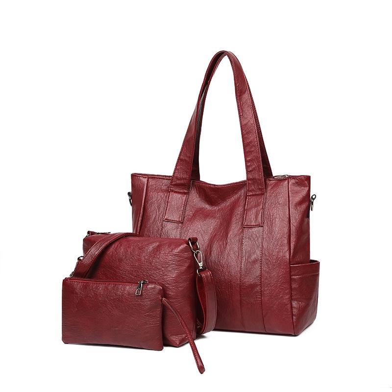 2025 Mother-Daughter Multi-piece Women's Bag Set - Large Capacity Single Shoulder & Handheld Bag