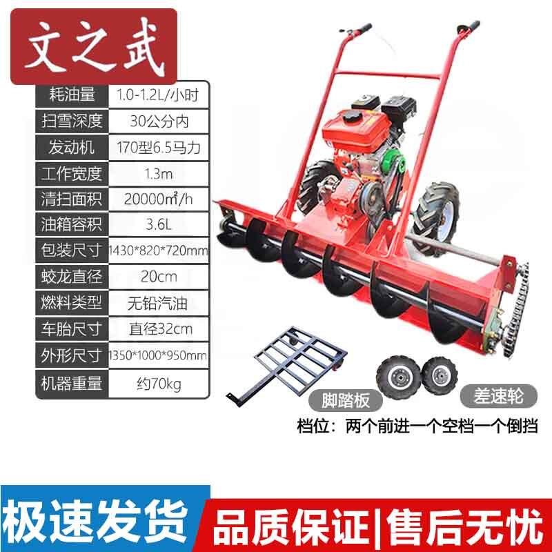 Compact Self-Propelled Snow Remover & Sweeper