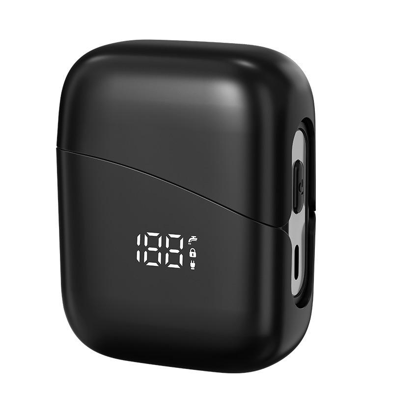 Two-in-one Reciprocating Razor with Digital Display, Magnetic Attachment, Three Blades, Portable Multi-functional Electric Trimmer
