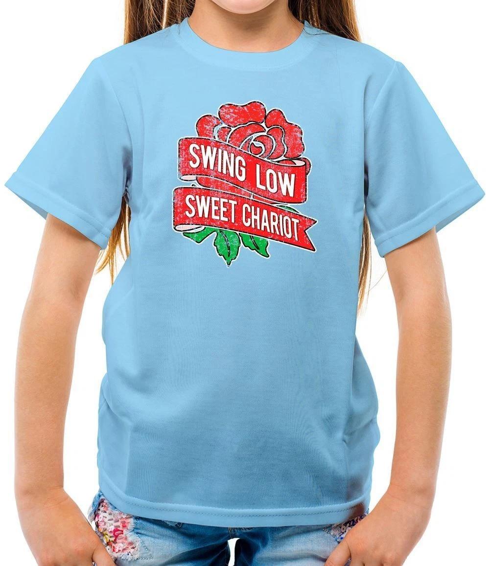

Swing Low Sweet Chariot - Kids T-Shirt - England Rugby League Union Player 110