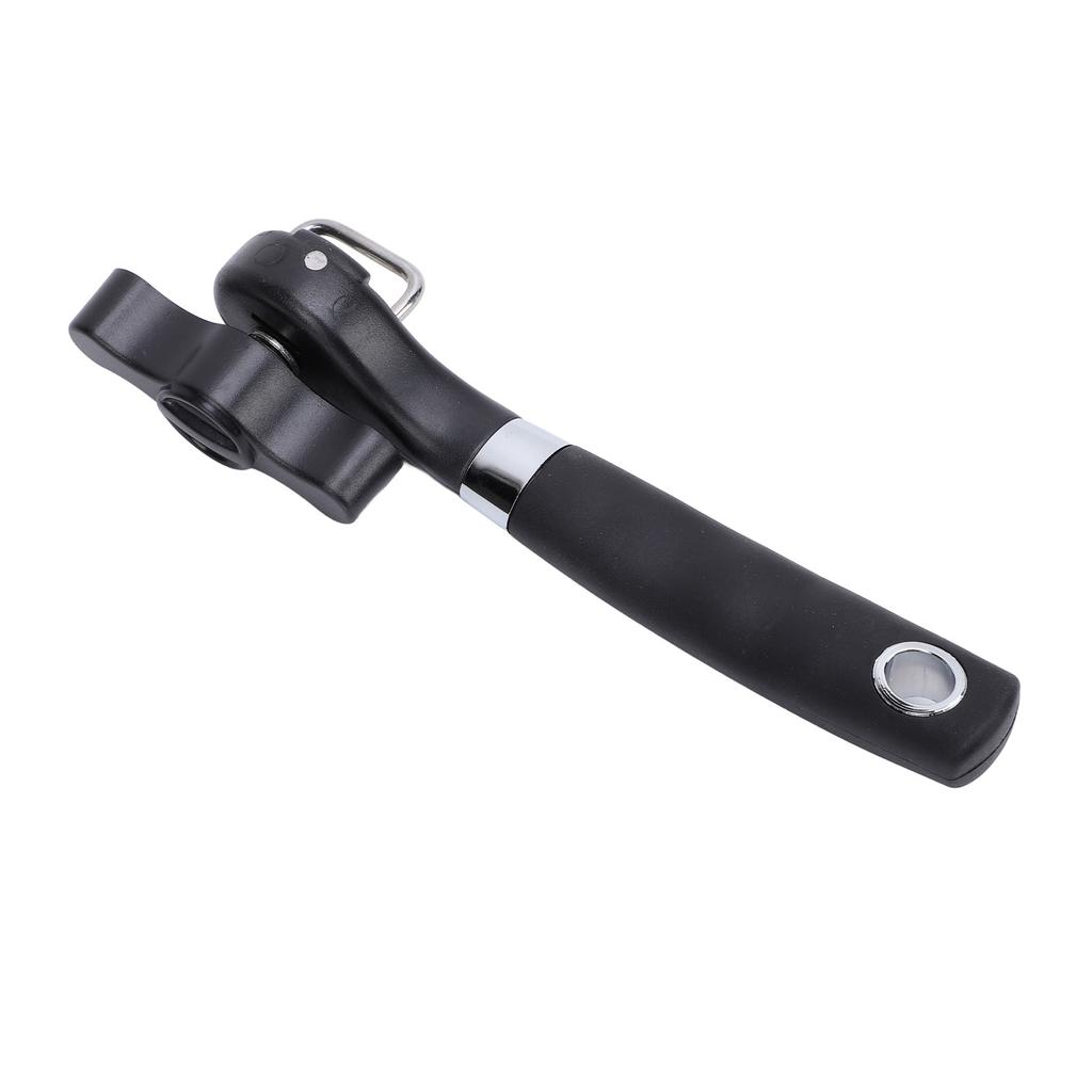 Manual Can Opener Ergonomic Non Slip Handle Slick Edges Stainless Steel Hand Held Can Opener