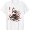 Japanese Art Ninja Ukiyo-e Anime Style Samurai Funny T-Shirt