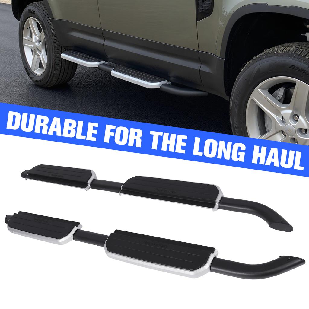 For 2020-2025 Land Rover Defender Running Boards High Load-Bearing Side Step Boards Nerf Bars Auto Repairing Accessories