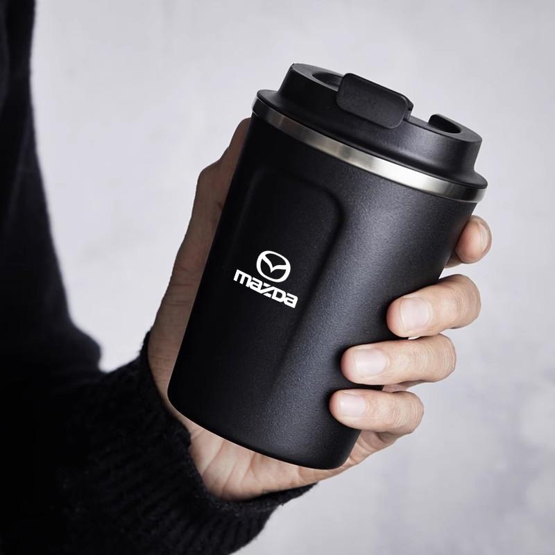 2025 Hot 380ML Coffee Mug Car Vacuum Cup 304 Stainless Steel Thermos For Mazda 2 6 3 CX5 CX80 CX70 CX90 MX30 CX60 CX50 CX30 BT50