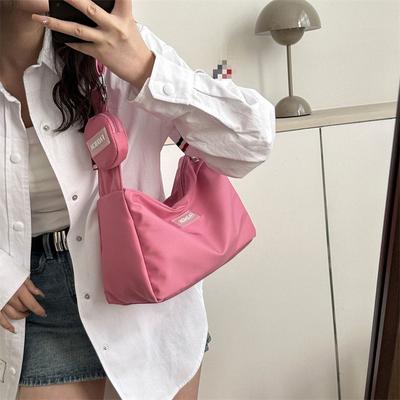 Fashion Tote Bag Trendy Retro Oblique Span Bag Casual Bag Women's Summer New Simple Fashion Shoulder Bag Women's Bag