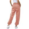 Women's Casual Fashion Solid Color Casual Pants, Sanitary Pants, Drawstring Elastic Waist And Leggings