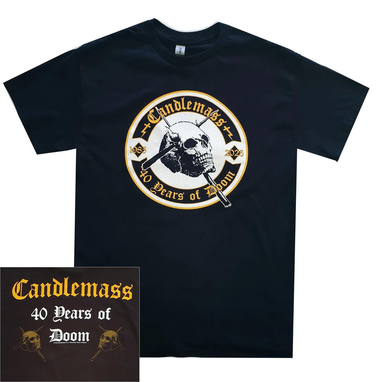 Candlemass 40 Years Of Doom Official Metal T-Shirt Heavy Metal Band Tee Shirt S