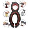 Portable Creative Jar Opener for Multifunctional 6-in-1 Bottle Opener Jar Lids Opener Stainless Steel Can Open theTool