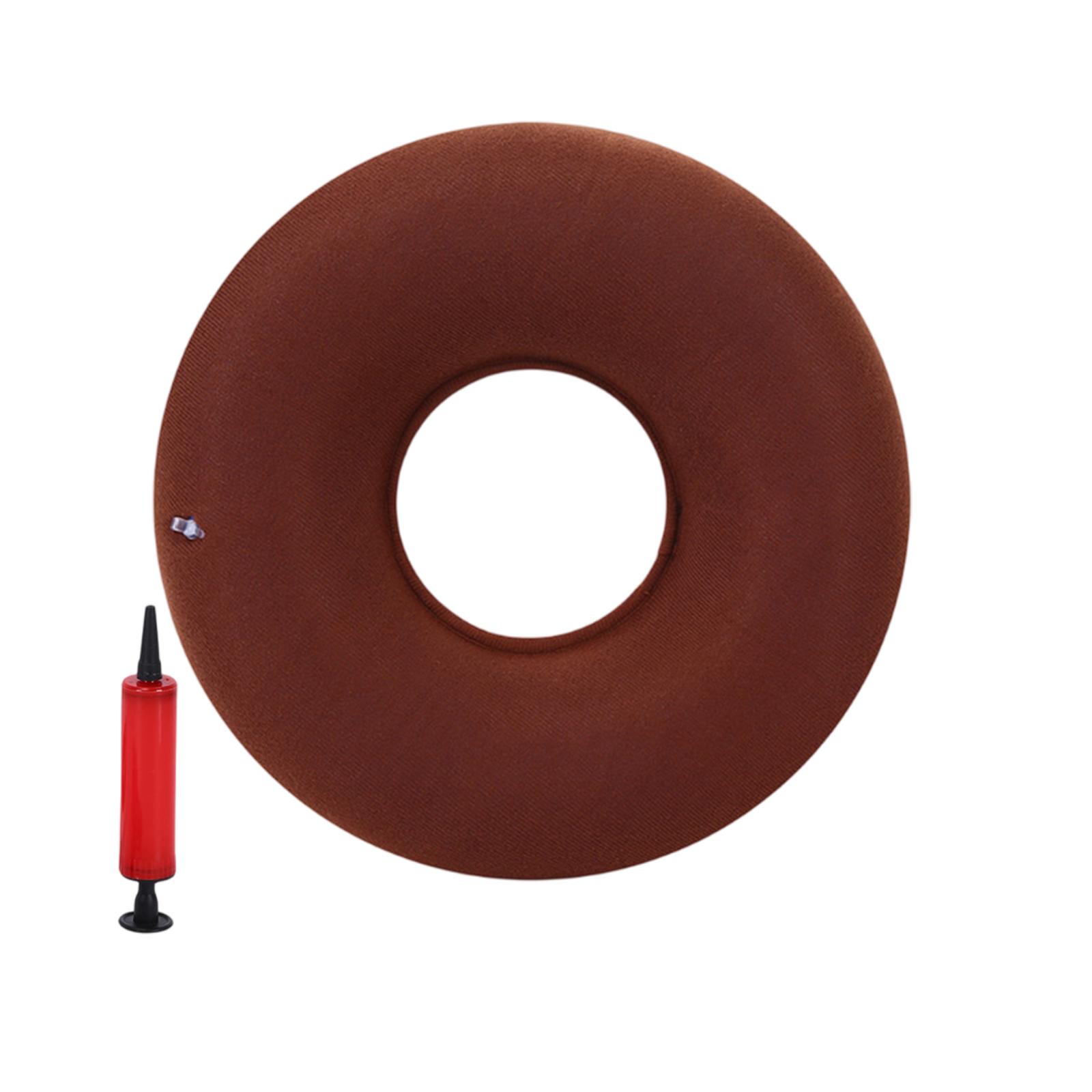 

Donut Cushion, Donut Pillow Tailbone Pain Relief Cushion Hemmoroid Pillow Cushion For Hemorrhoid, Prostate, Bed Sores, Pregnancy, Post Natal & More. One Size