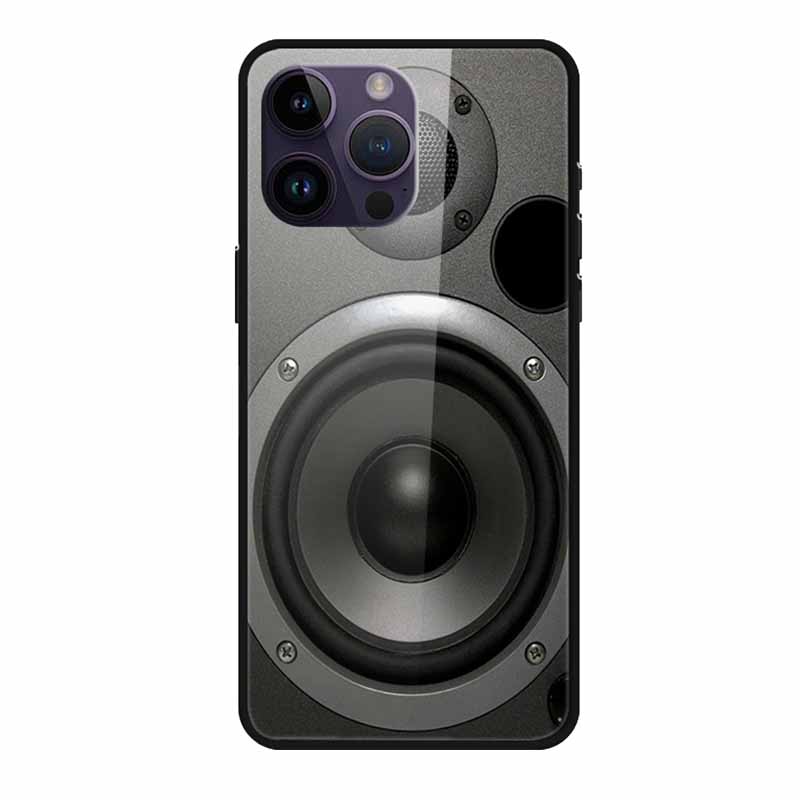 Glass Back Cover For iphone 16 Pro Max Phone Case 16Pro Max Hard Tempered Glass Case For iphone 15 Pro Max Case Soft TPU Bumper