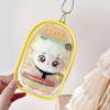 Clear Doll Storage Bag Cartoon Design Outdoor Doll Display Bag  Doll Accessories