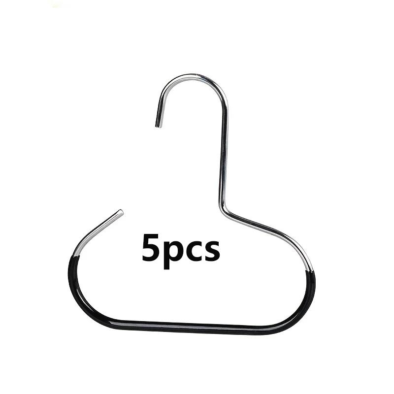 5pcsVersatile Manganese Steel Round Hook - Perfect for Hats, Ties, Scarves & Bags, Strong Load-Bearing, Non-Deformable