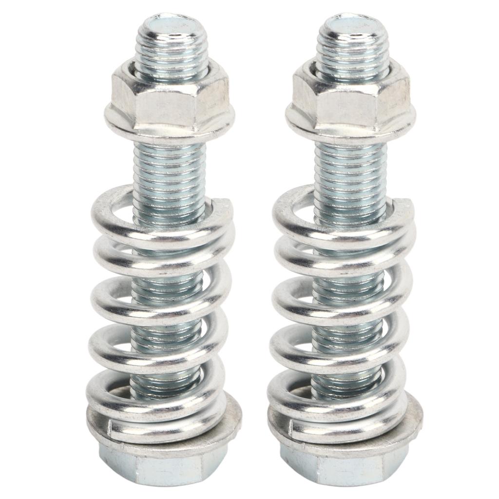 Exhaust Spring Bolt Nut M10x1.25 Tight Fixation Noise Reduction Manifold Bolt Kit for Exhaust Pipe Repair
