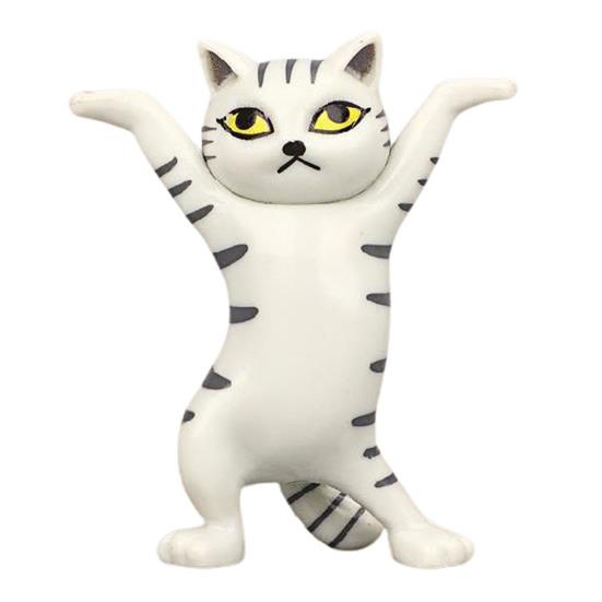 

Ornament PVC Adorable Dancing Cartoon Cats Mini Model Toy Display Mold