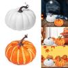 Halloween Pompoen Ornamenten Delicaat Geel/Wit Halloween Decoraties Figuren Kantoor Thanksgiving Feest Decoraties