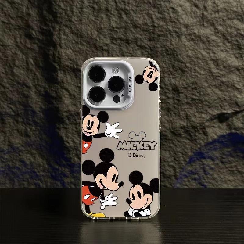 Waving Mickey Is Suitable for 15promax Apple 16pro Mobile Phone Case 14 Cartoon 13pro Europe and America 12 Niche 11