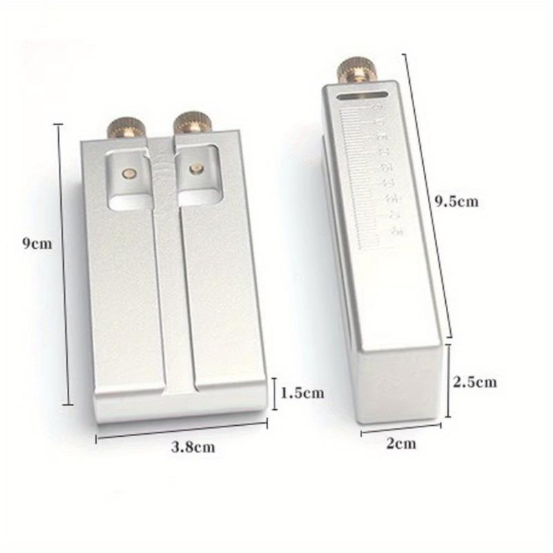 1 Stück Lederriemenschneider Verstellbarer Streifen Gürtel Präzises Schneidwerkzeug Aluminiumlegierung Lederhandwerk Einschnittschneider