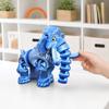 3D-gedruckte Mammutfigur, Elefanten-Ornament mit beweglichen Gelenken, Tier-Fidget-Spielzeug zur Stressbewältigung für Kinder, Dekoration für Zuhause und Büro