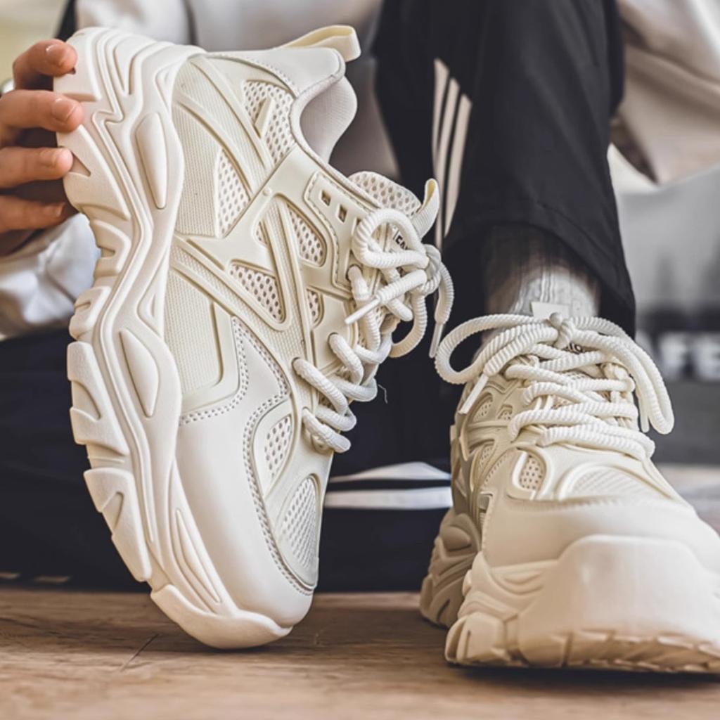 Dad shoes women's heightening mesh spring new versatile small man shows height thick-soled fried street sports shoes women's shoes