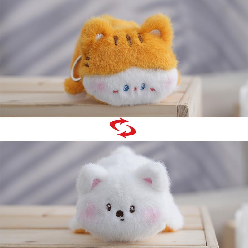 Adorable Plush Animal Keychain Cute Cartoon Stuffed Animal Bag Charm Gift Idea