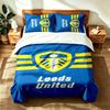Leeds United Football Club (1) 3pc Set Suitable for Master Bedrooms Soft and Comfortable an Ideal Gift for Family and Friends Includes One Duvet Cover