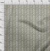 oneOone Cotton Flex Gray Fabric Asian Kilim Craft Projects Decor Fabric Printed By The Yard 40 Inch