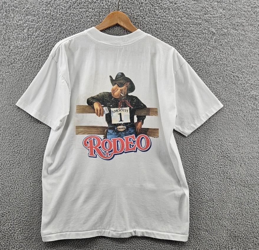 New Camel Smokin Joe RODEO Shirt 1993 All Size S-5XL White Tee Unisex T-Shirt XXXXL