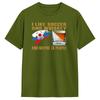 Summer I like soccer and whiskey and maybe 3 people Novelty TShirts Pure Cotton Tshirt for Unisexs Y2K Retro Short Sleeve Tops