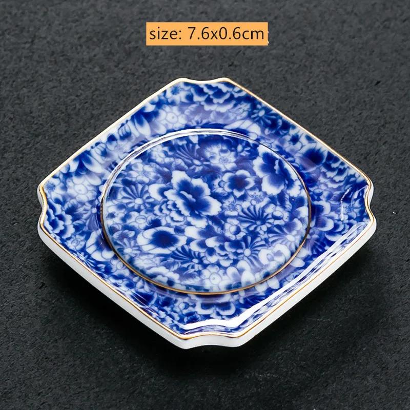 Jingdezhen Blue and White Porcelain Tea Cup Retro Ceramic Master Cup Traditional Tea Set Accessories Portable Tea Bowl