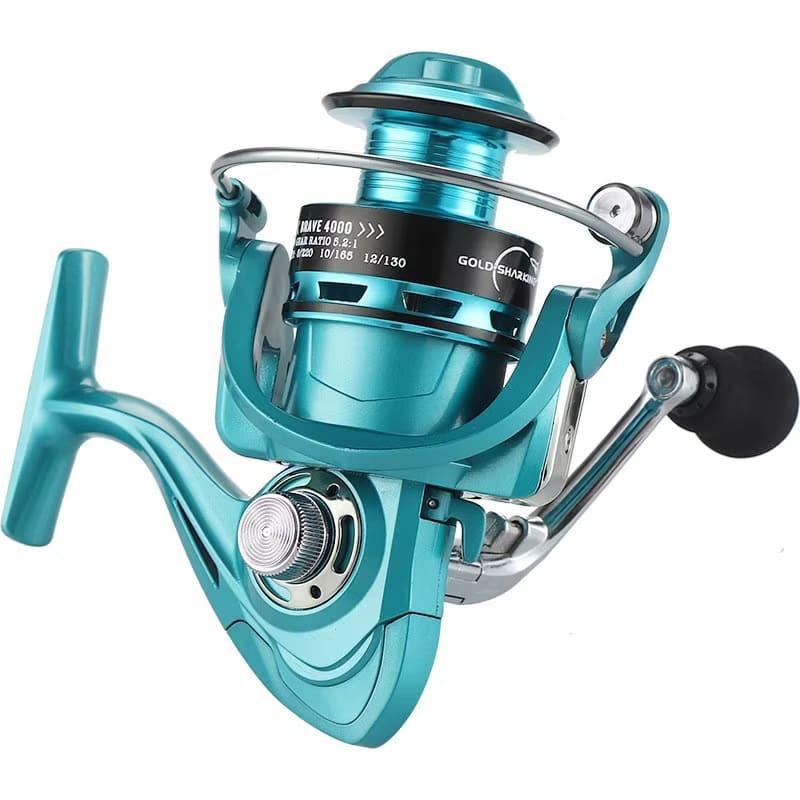 New 15kg Max Drag EVA Comfort Grip Fishing Reel 1000-7000 Series Alloy Spool Large Diameter Fishing Accessories Left/Right Hand Lightweight