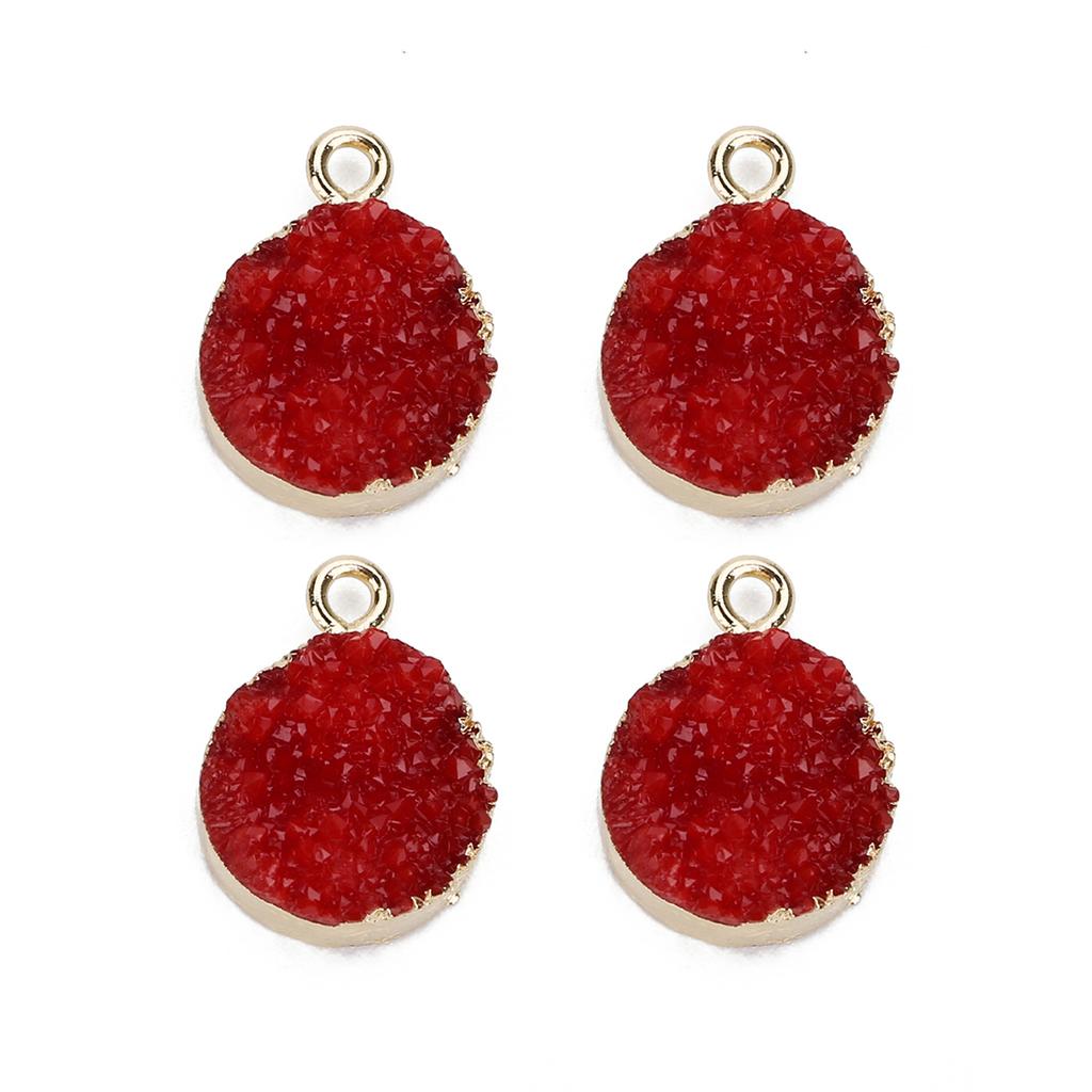 5Pcs/lot Resin Imitation Crystal Cluster Charms Colorful Pendant for Jewelry Making Accessories DIY Necklace Earrings Bracelet