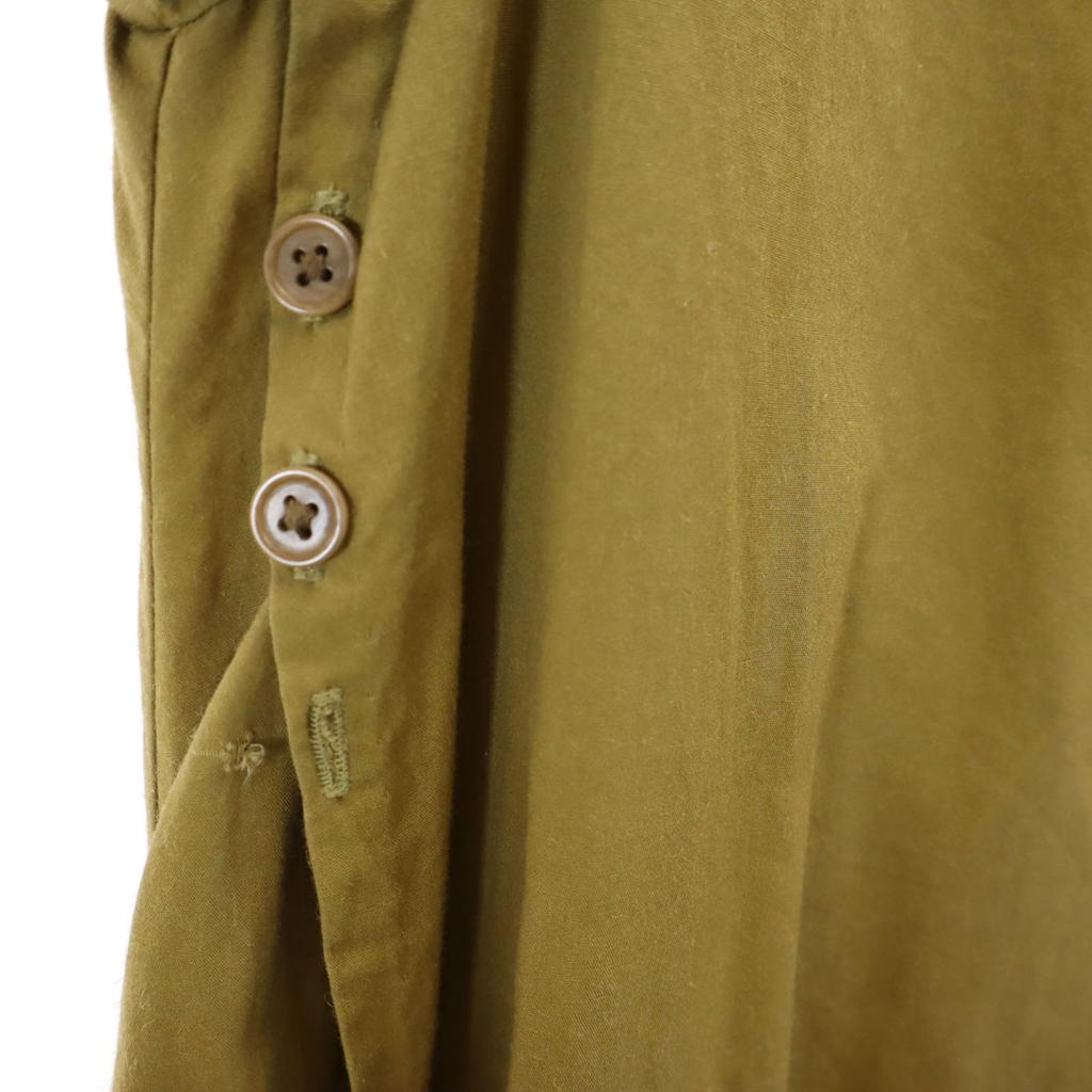 YAECA made in Japan Short sleeve Long dress M khaki Women Used