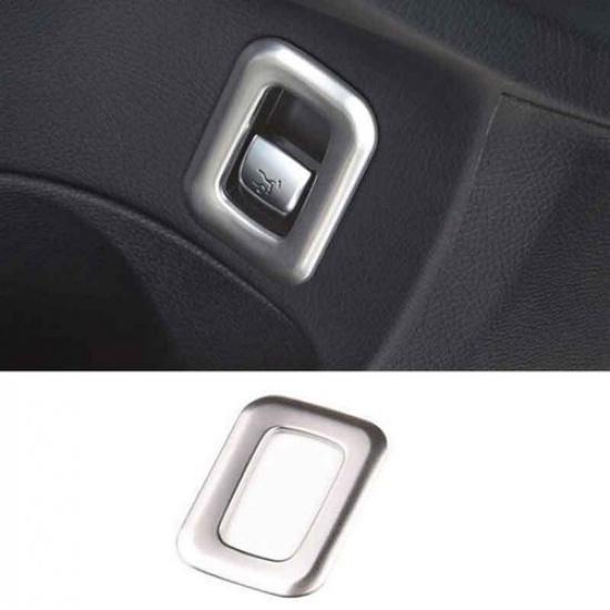 For Benz GLC X253 2016-21 Back Door Tailgate Handle Silver Steel 1PCS Cover Trim