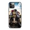 Custodia in vetro temperato per moto da cross e sport per iPhone 12, 11 Pro Max, 13, 12 Mini, Fundas X Xr Xs Max, 8, 7, 6s Plus, Shell Fundas