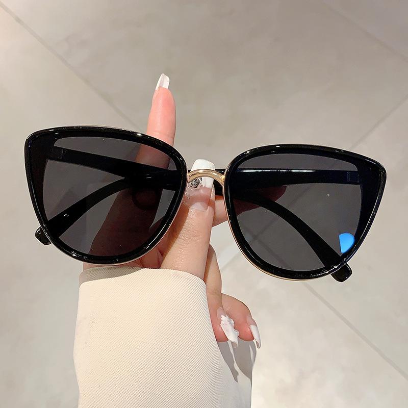 

Вінтажні сонцезахисні окуляри «котяче око» для чоловіків, жінок, сонцезахисні окуляри UV400 бренду Luxury Outdoor чорний