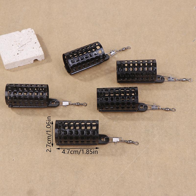 

5 шт. рыболовные снасти кормушка клетка железная приманка рыболовные кормушки круглая квадратная кормушка корзина клетка рыболовные приманки клетка A6