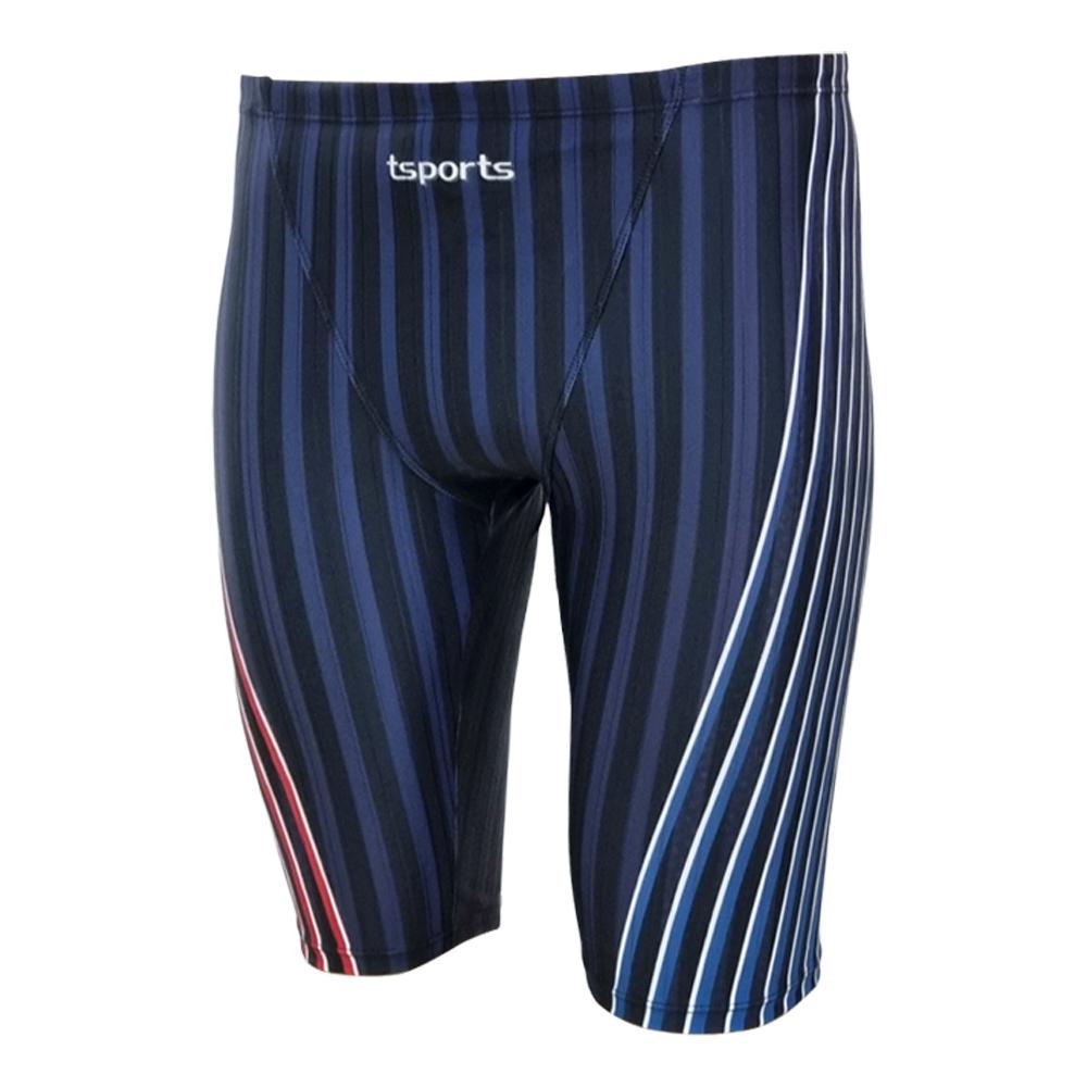 TS SPORTS Men'S Knee-Length Swimsuit Shorts M24052