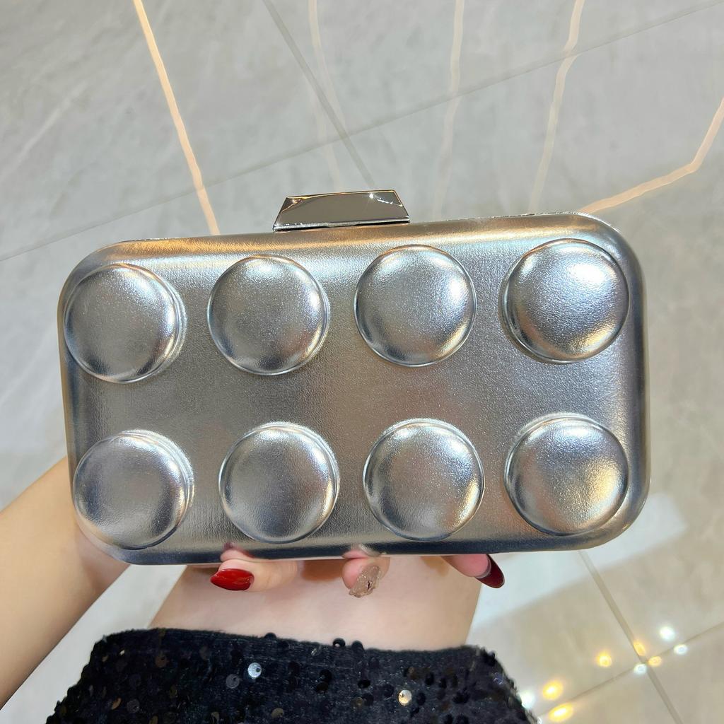 Hand-held Bag - Versatile and Stylish Chain Bag for Women, Suitable for Formal Dresses, Cross-body Bag for Evening Events.
