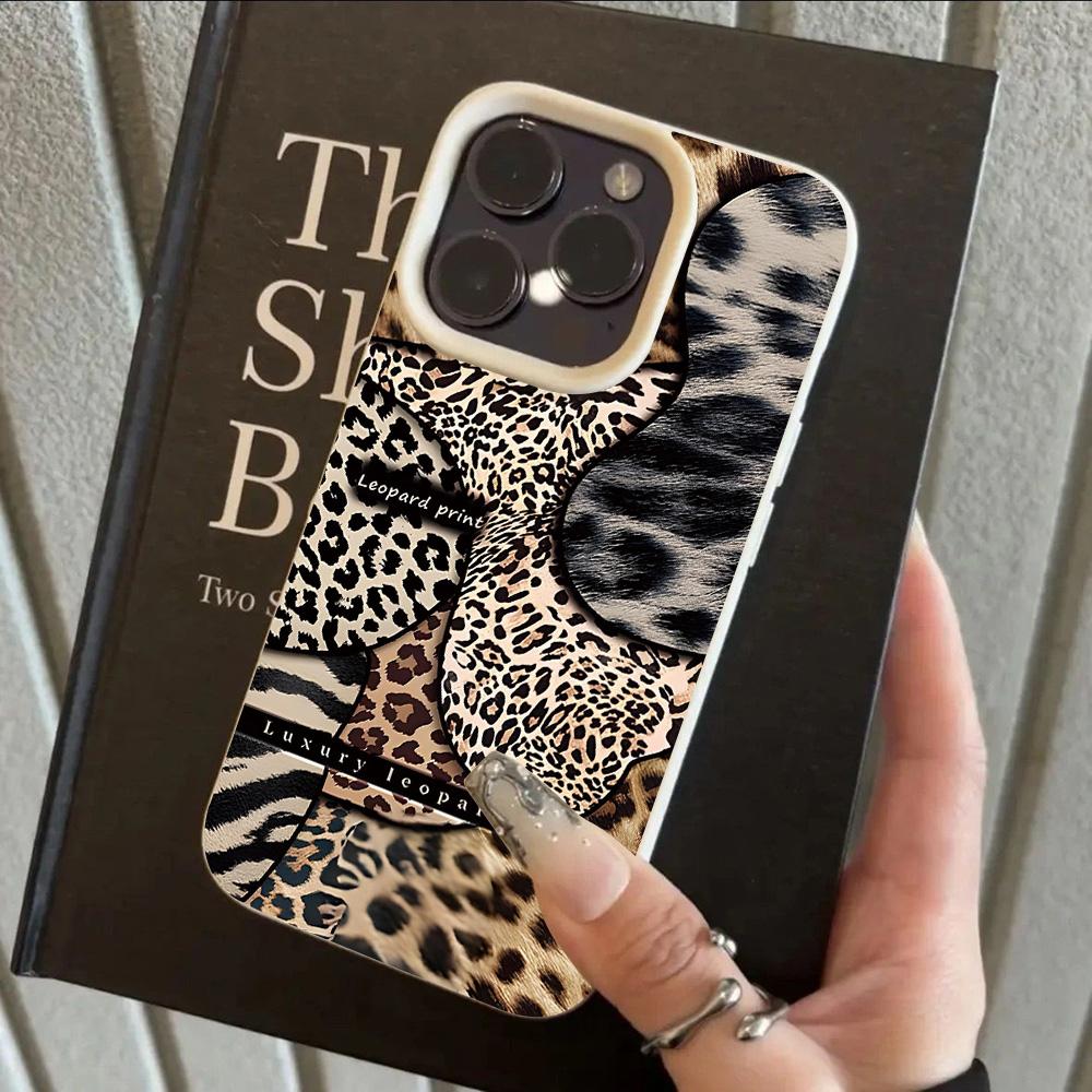 Luxury Leopard Print Cool Lichee Leather Pattern Phone Case For Xiaomi Mi 15T X7 F7 X6 M7 X5 M6 F5 X4 X3 Pro Ultra GT NFC 4G 5G