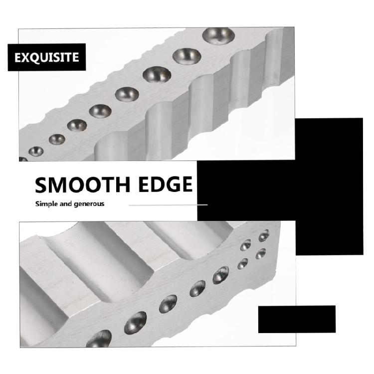 Strumento Essenziale per Scanalature di Braccialetti in Acciaio Versatile Strumento Blocco in Acciaio per Artigianato di Gioielli Incisione e Modellatura di Braccialetti