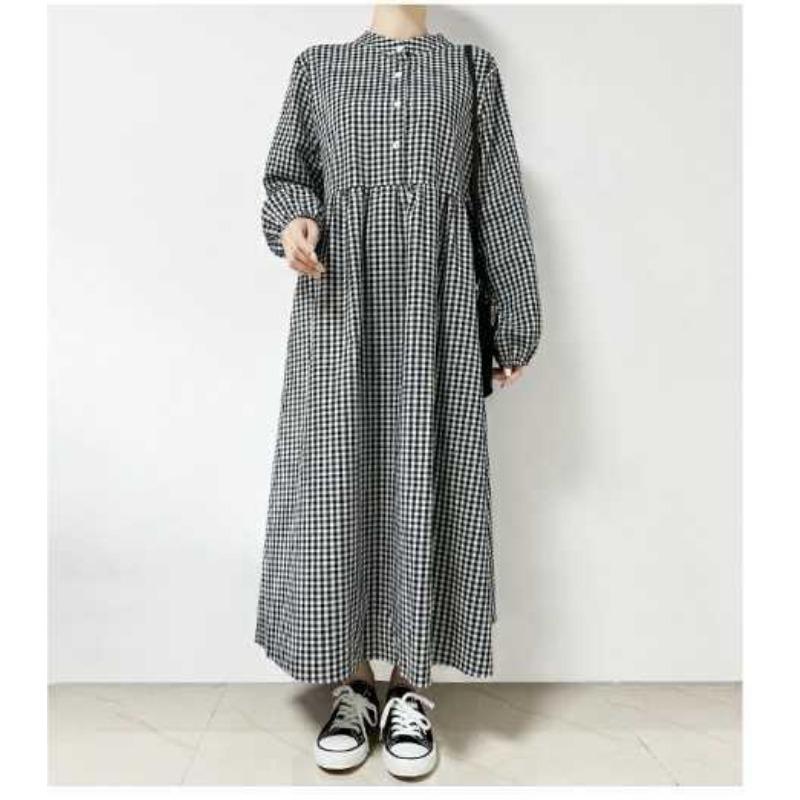 Women's Ruffled Hem Cotton Dress