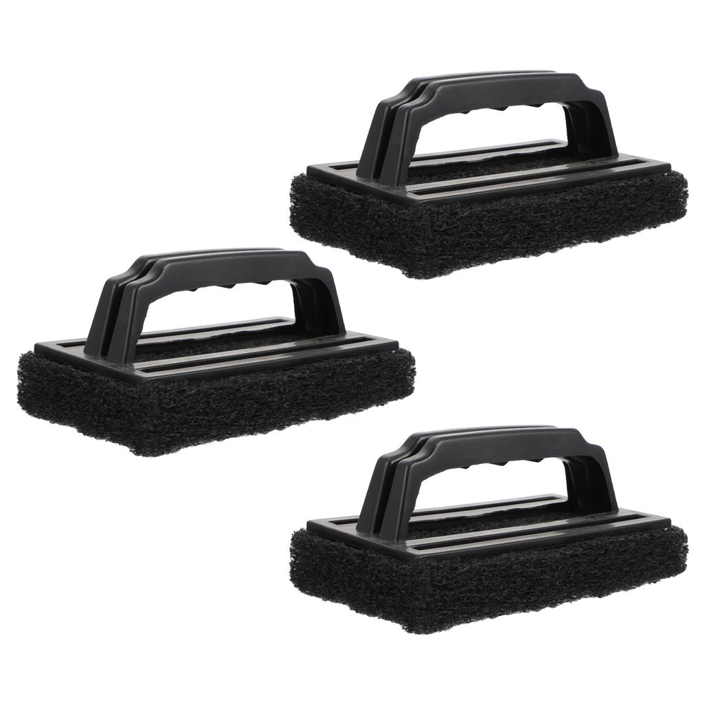 3 Pcs Grill Cleaning Brush Bbq Grilling Handheld Gas Portable Accessory Household Barbecue Scrubber Accessories Stainless Steel