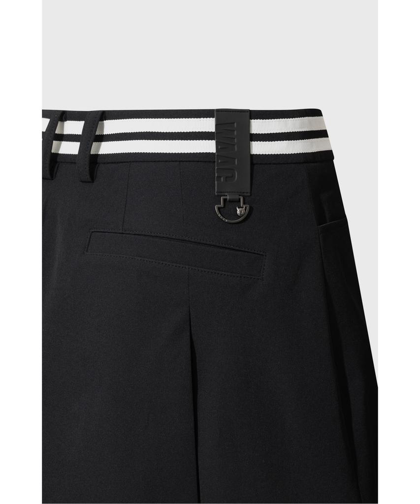 WAAC [Exclusive] Unbalanced Line Pleats Skort Wwkcm26901Bkx