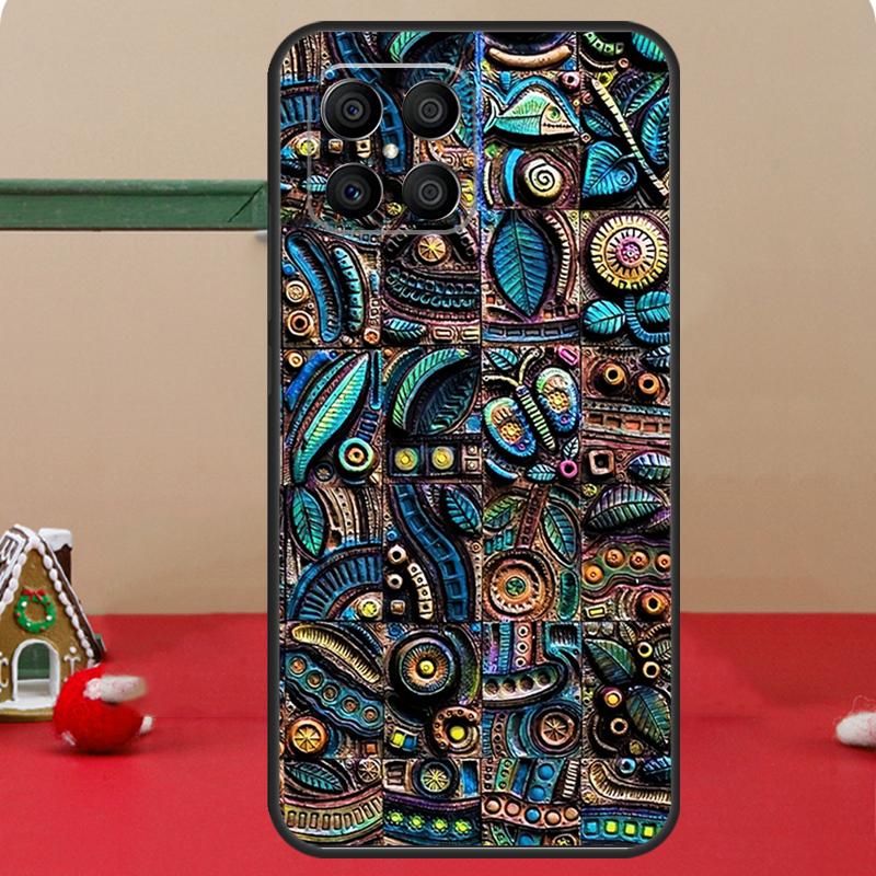 Steampunk Style Gears Levers Engine Case For Huawei P40 Lite P20 P30 P60 P Smart Z Nova 9 Honor X8 X9a 50 70 Magic 5 Pro Cover