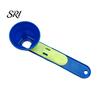 Powdered Milk Measuring Spoon 2Pcs Mess-Free Funnel Scoop Sliding for Protein Powder Coffee Spill-free Ingredient & No-Spill Long Handle Supplement