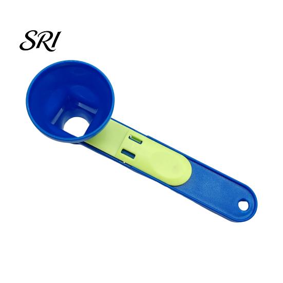 Powdered Milk Measuring Spoon 2Pcs Mess-Free Funnel Scoop Sliding for Protein Powder Coffee Spill-free Ingredient & No-Spill Long Handle Supplement