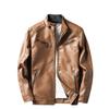 Autumn and Winter New Men's Leather Jacket Youth Casual Handsome Leather Jacket Trendy Men's Locomotive Leather Slim Men's Clothing