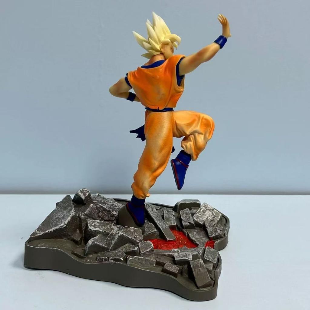 Anime Dragon Ball Figures Battle Training Clothes Goku Figure Jumping Model Collect Children Toys Doll Decoration Gifts